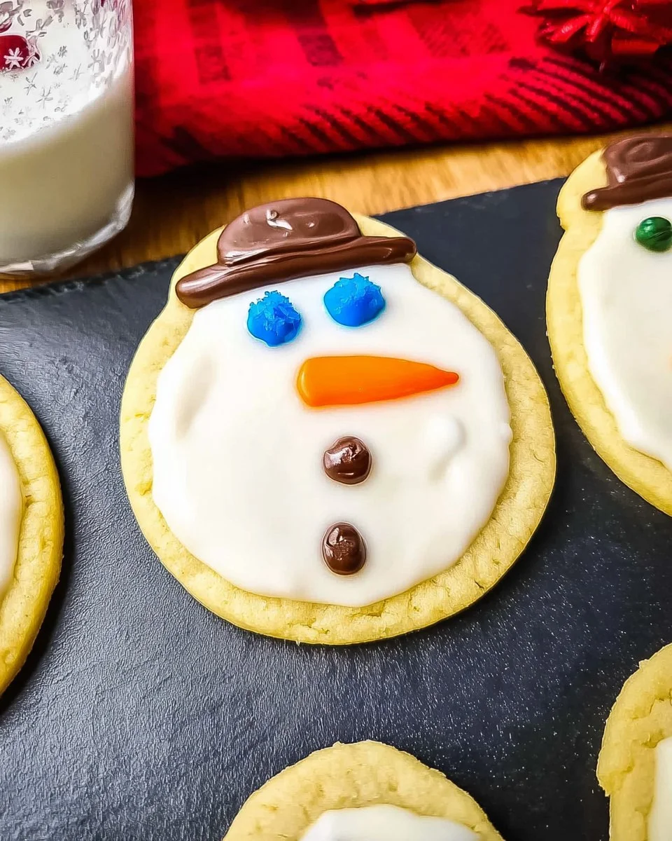 Melted Snowman Sugar Cookies 61 Melted Snowman Sugar Cookies
