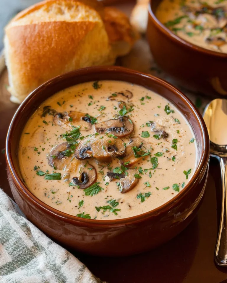 Easy-Creamy-Mushroom-Soup-Recipe