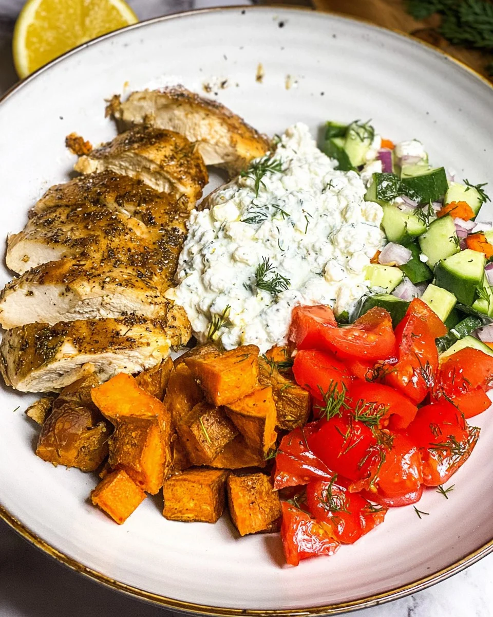 Greek Chicken Bowl 68 Greek Chicken Bowl