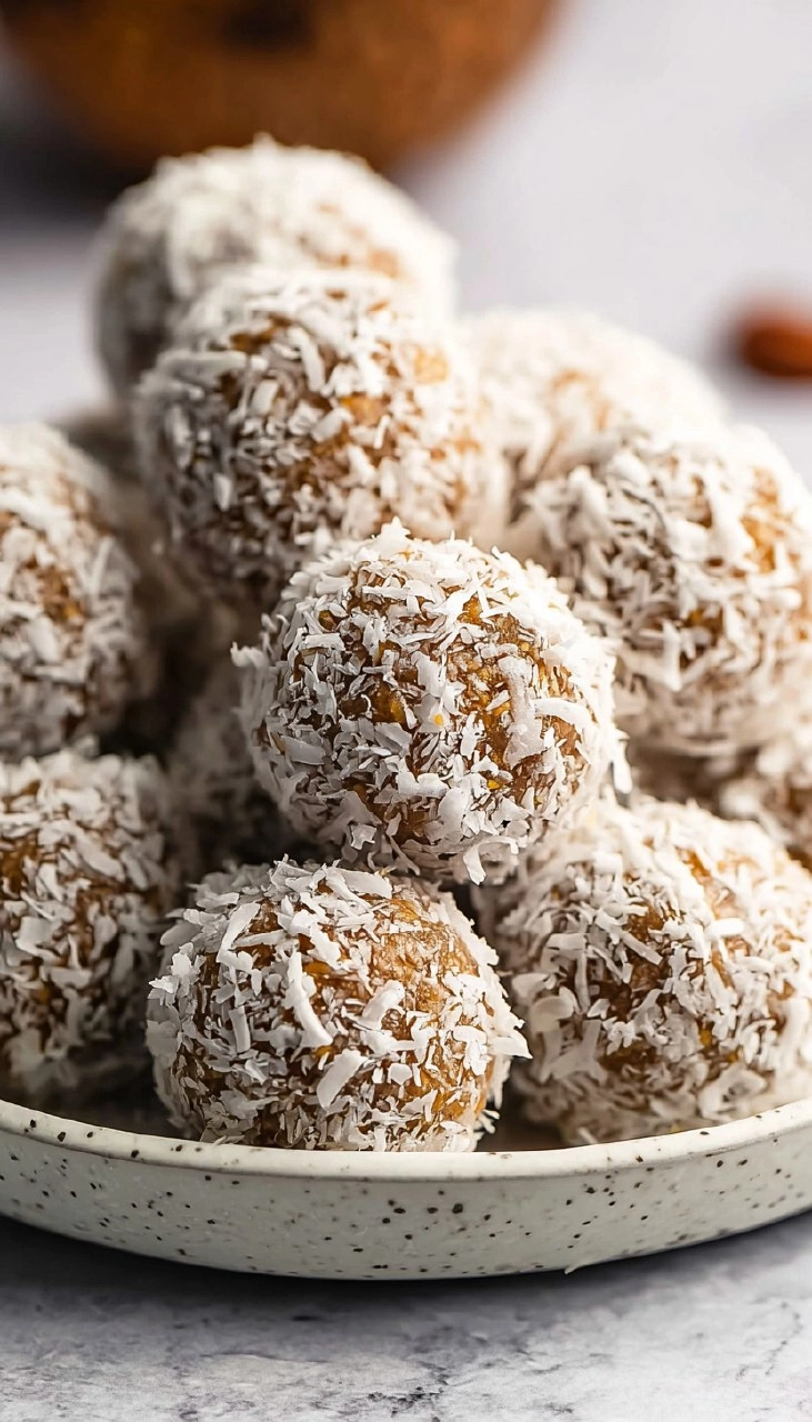 Nut-Free Carrot Cake Energy Balls with Coconut Flour (No-Bake) 75 Nut-Free Carrot Cake Energy Balls with Coconut Flour (No-Bake)