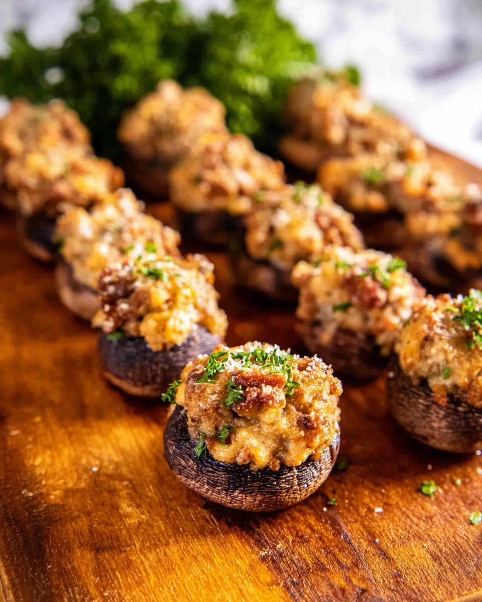 Air Fryer Sausage Stuffed Mushrooms 76 Air Fryer Sausage Stuffed Mushrooms