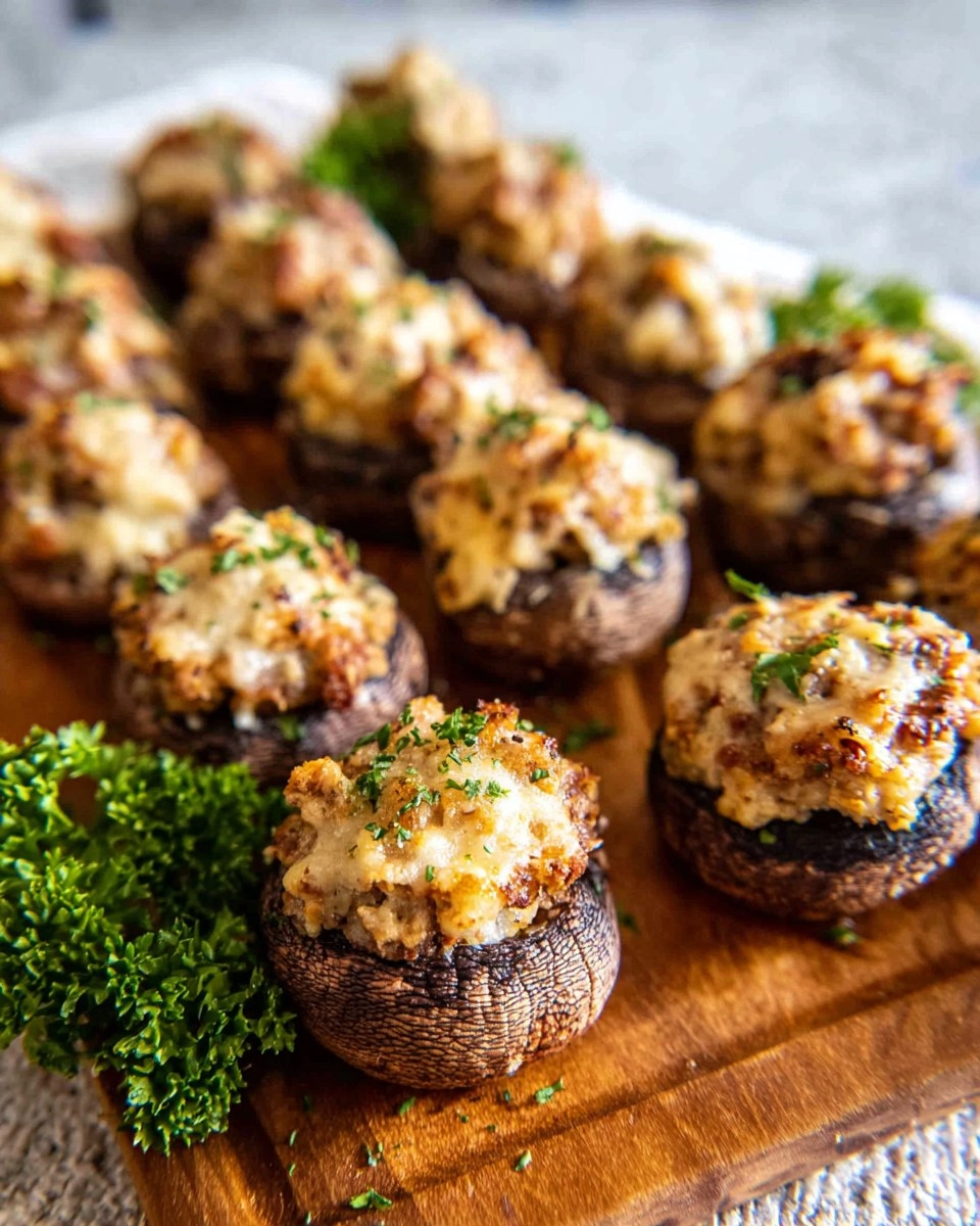 Air Fryer Sausage Stuffed Mushrooms 77 Air Fryer Sausage Stuffed Mushrooms