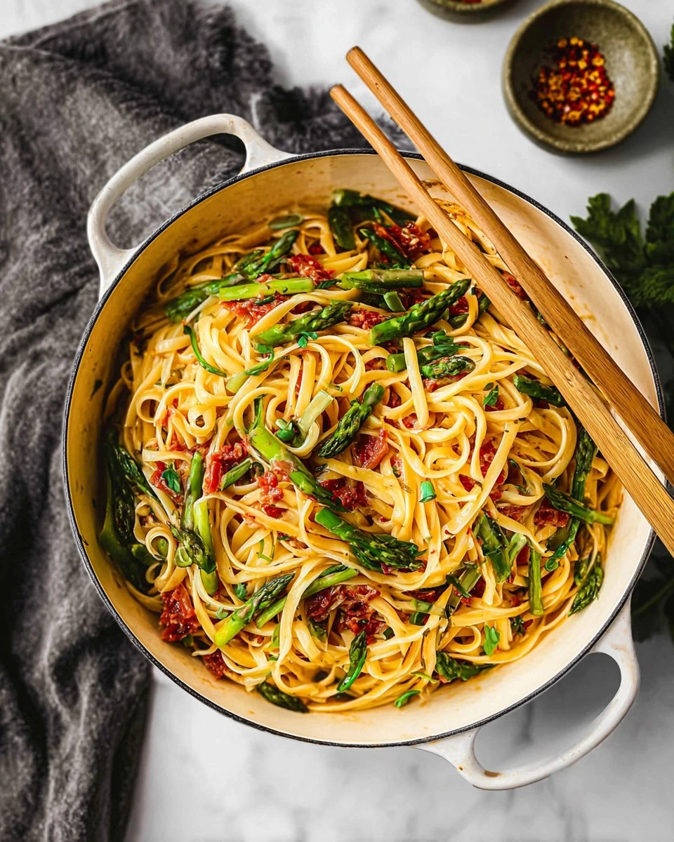 Asparagus and Prosciutto Pasta 72 Asparagus and Prosciutto Pasta