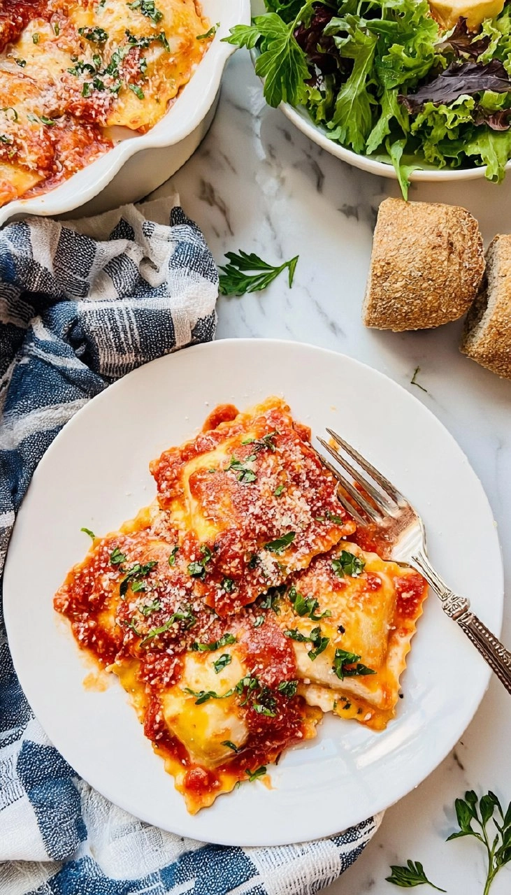Baked Ravioli (4-Ingredients) 47 Baked Ravioli (4-Ingredients)