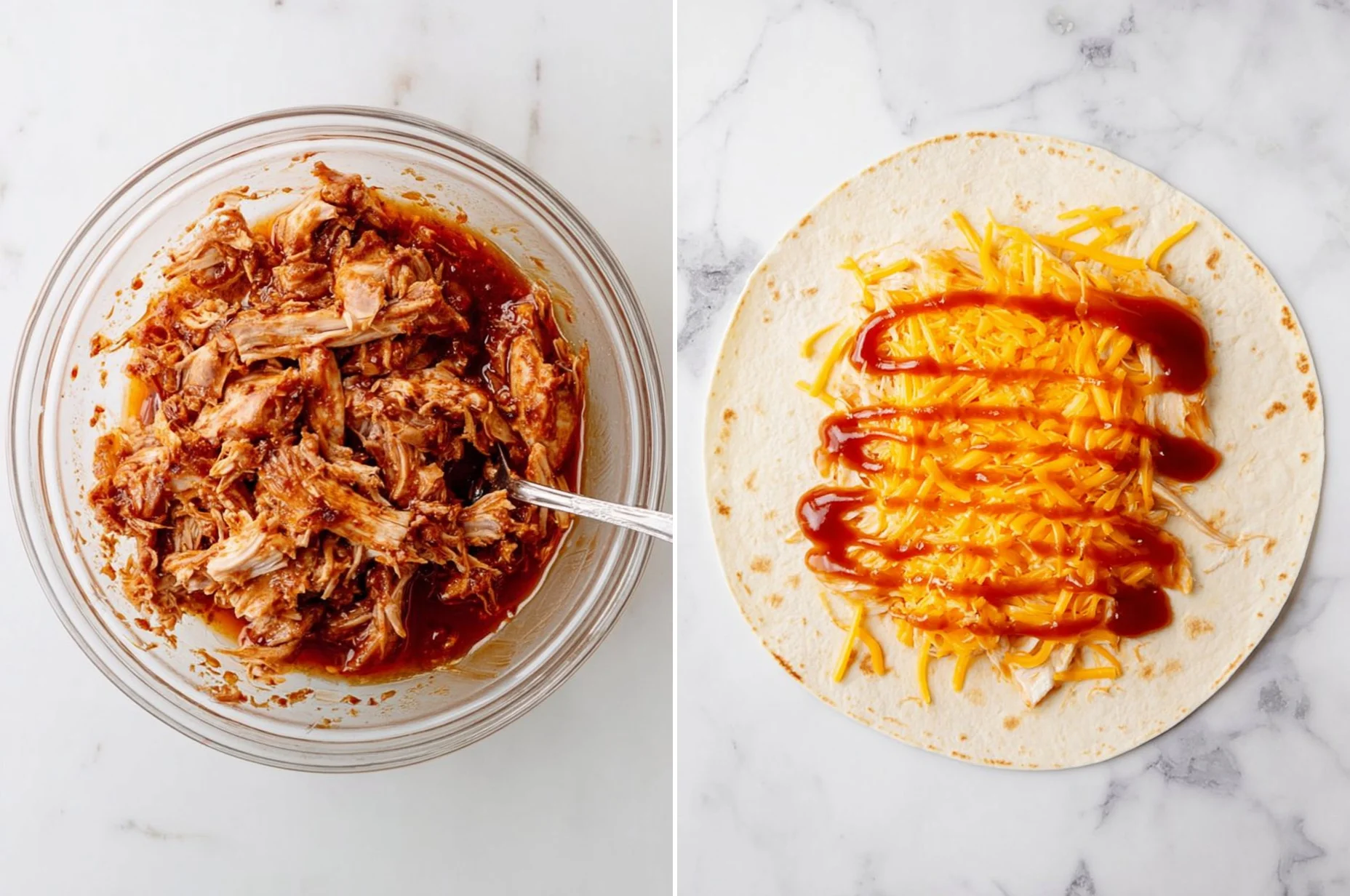 Cheesy Barbecue Chicken Quesadillas