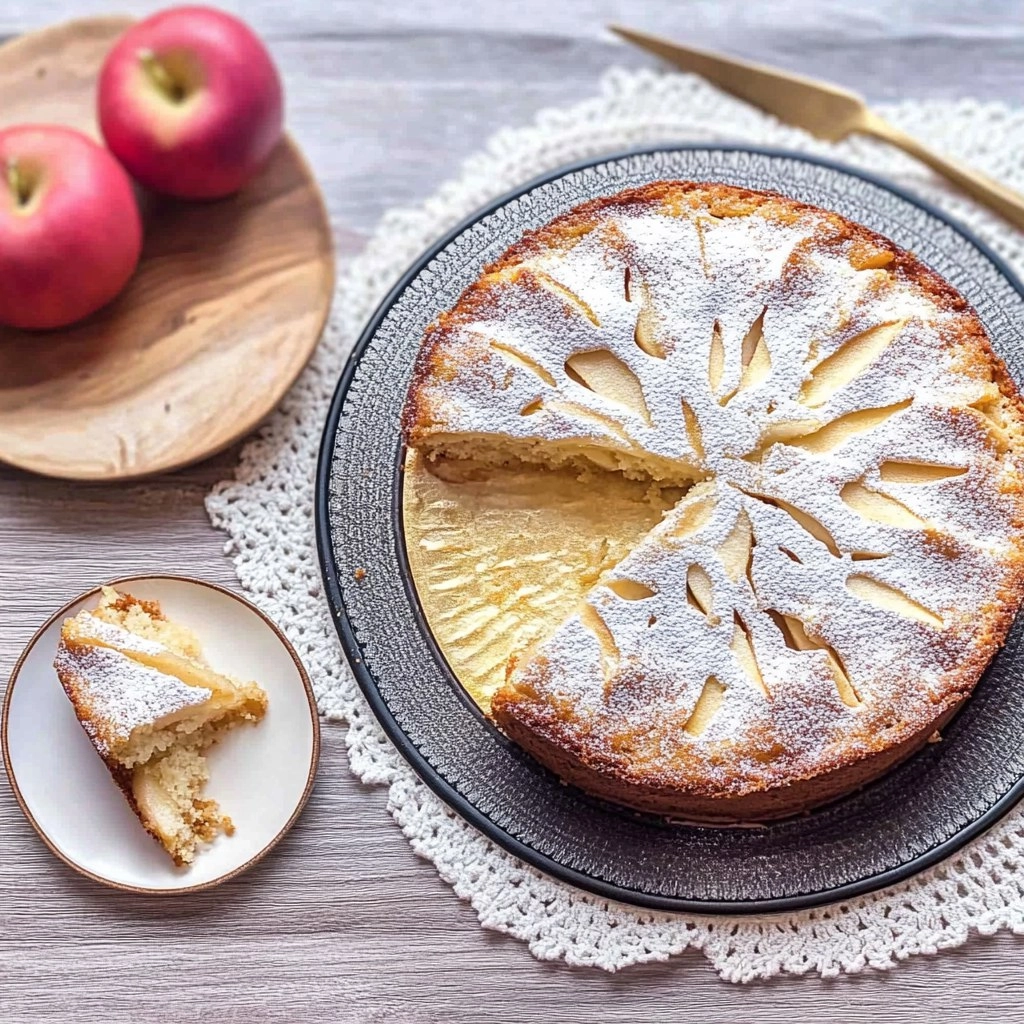 Classic French Apple Cake