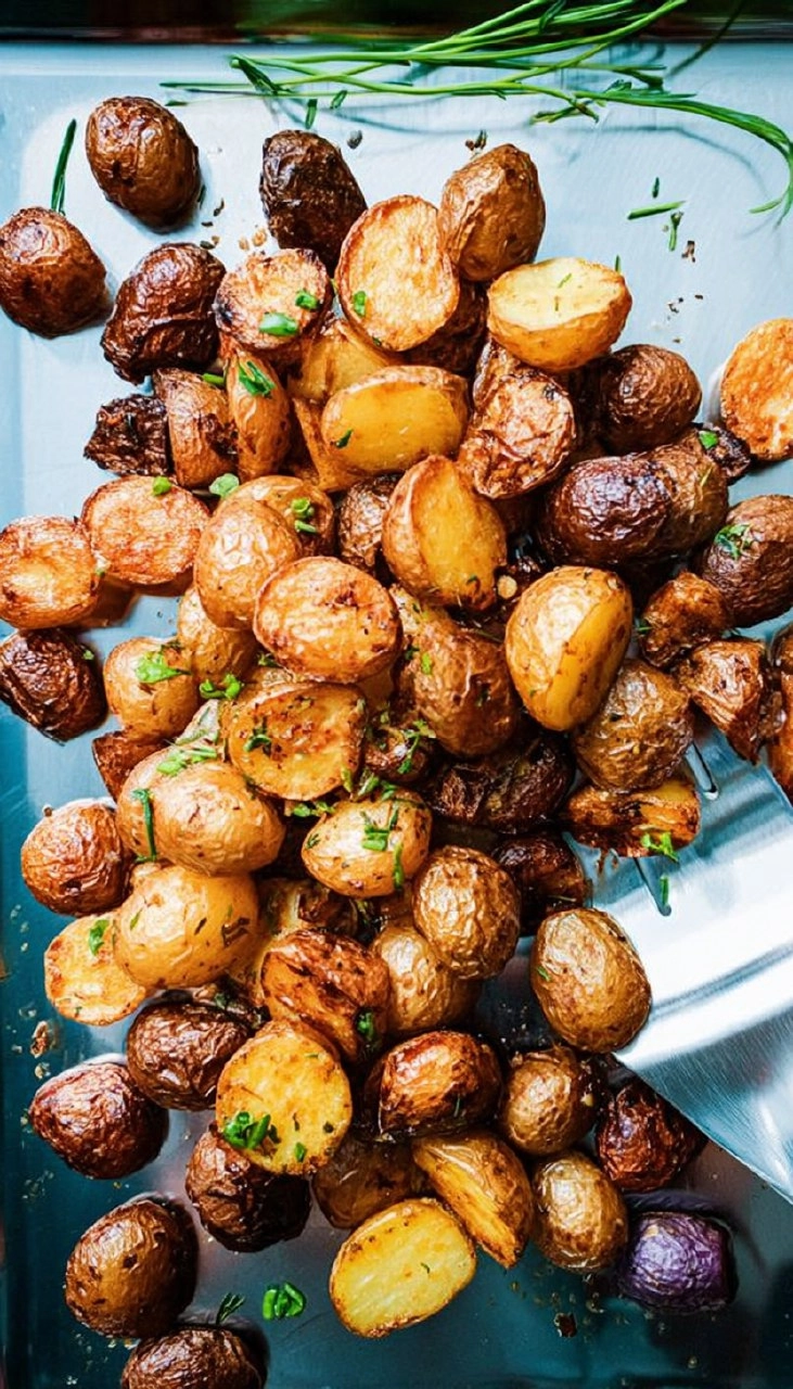 Crispy Roasted Mini Potatoes