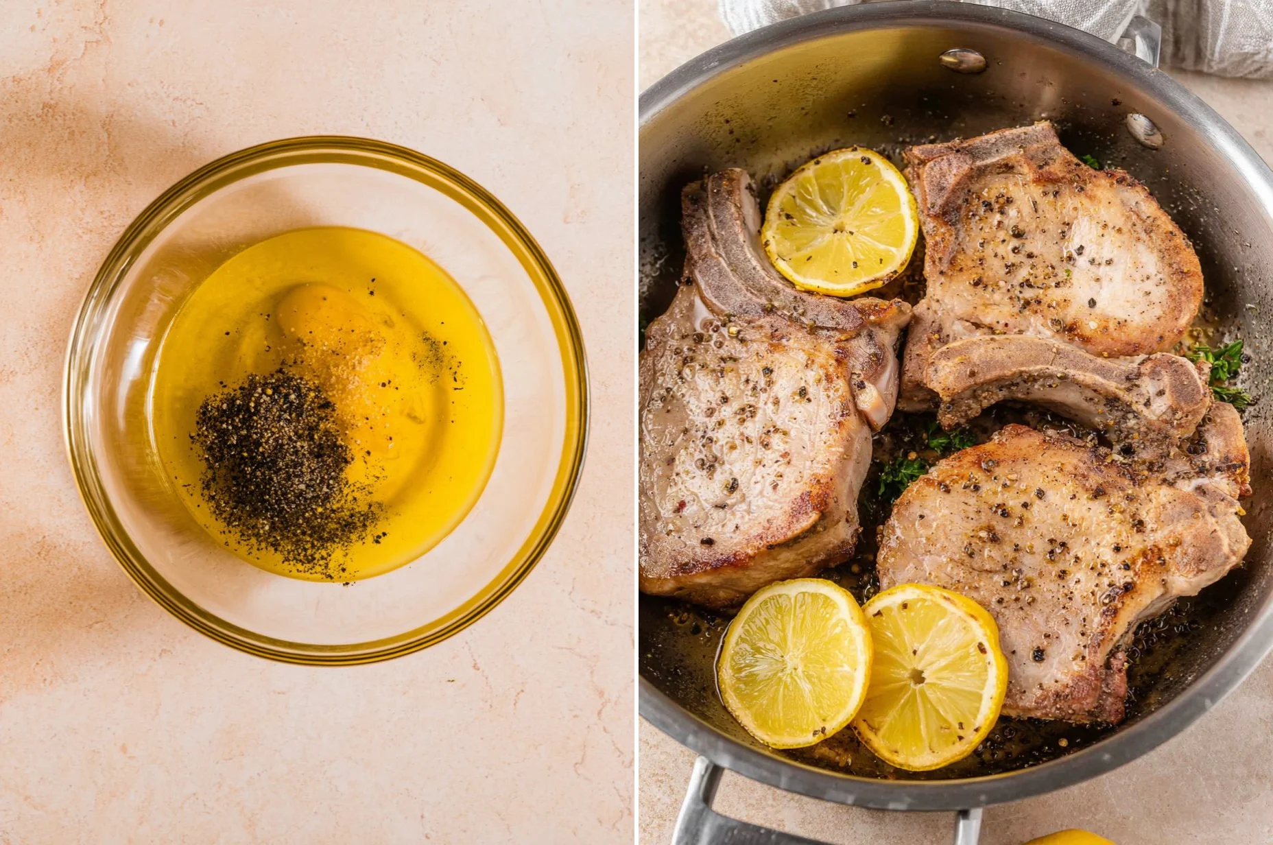 Lemon Pepper Pork Chops