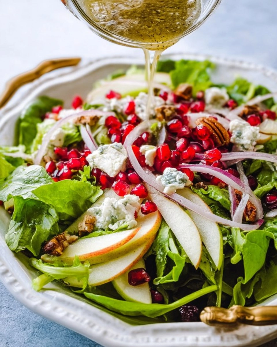 Pear Salad with Pomegranate