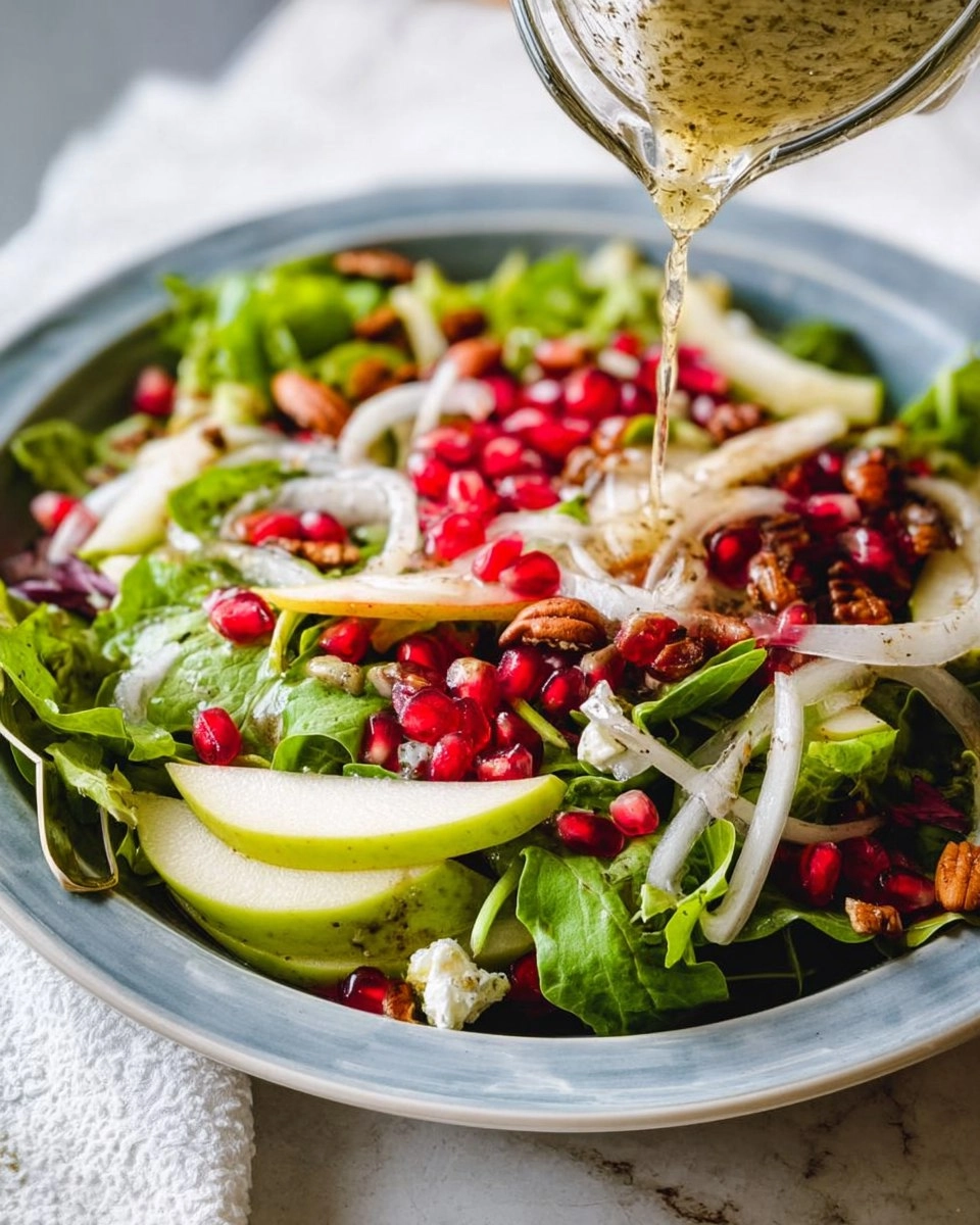 Pear Salad with Pomegranate
