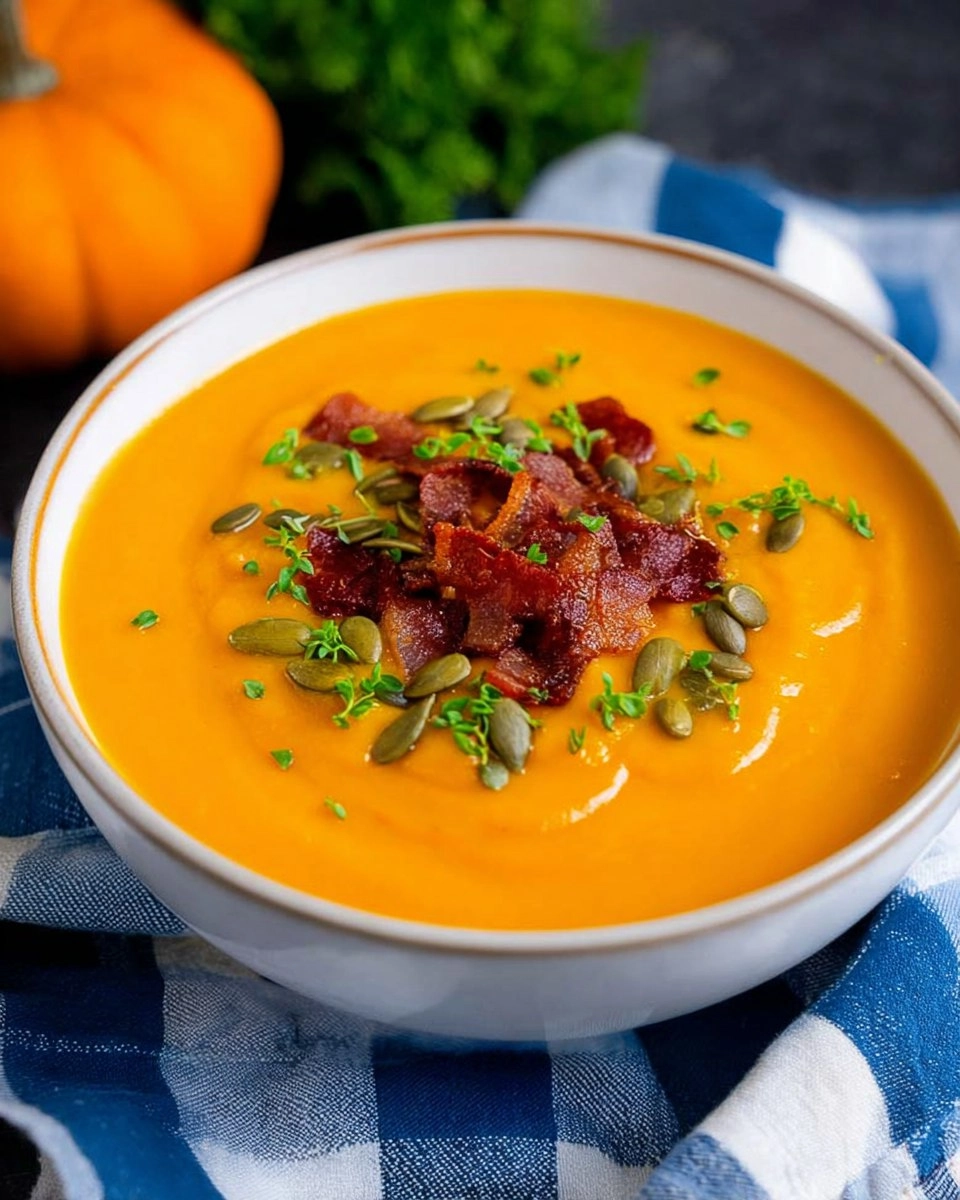 Pumpkin Soup with Bacon 97 Pumpkin Soup with Bacon