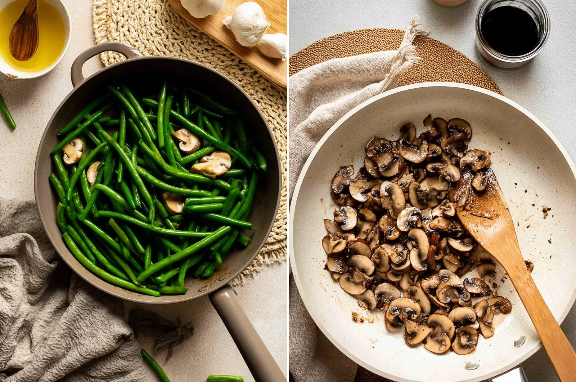 Sautéed Green Beans and Mushrooms 70 Sautéed Green Beans and Mushrooms
