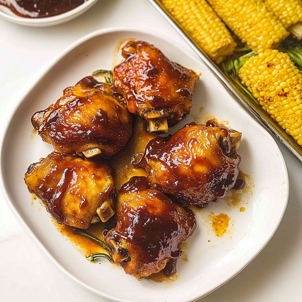 Sheet Pan Barbecue Chicken Thighs