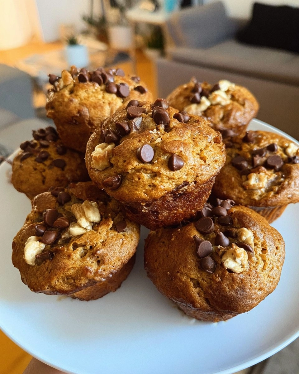 Sourdough Banana Muffins with Chocolate Chips 88 Sourdough Banana Muffins with Chocolate Chips