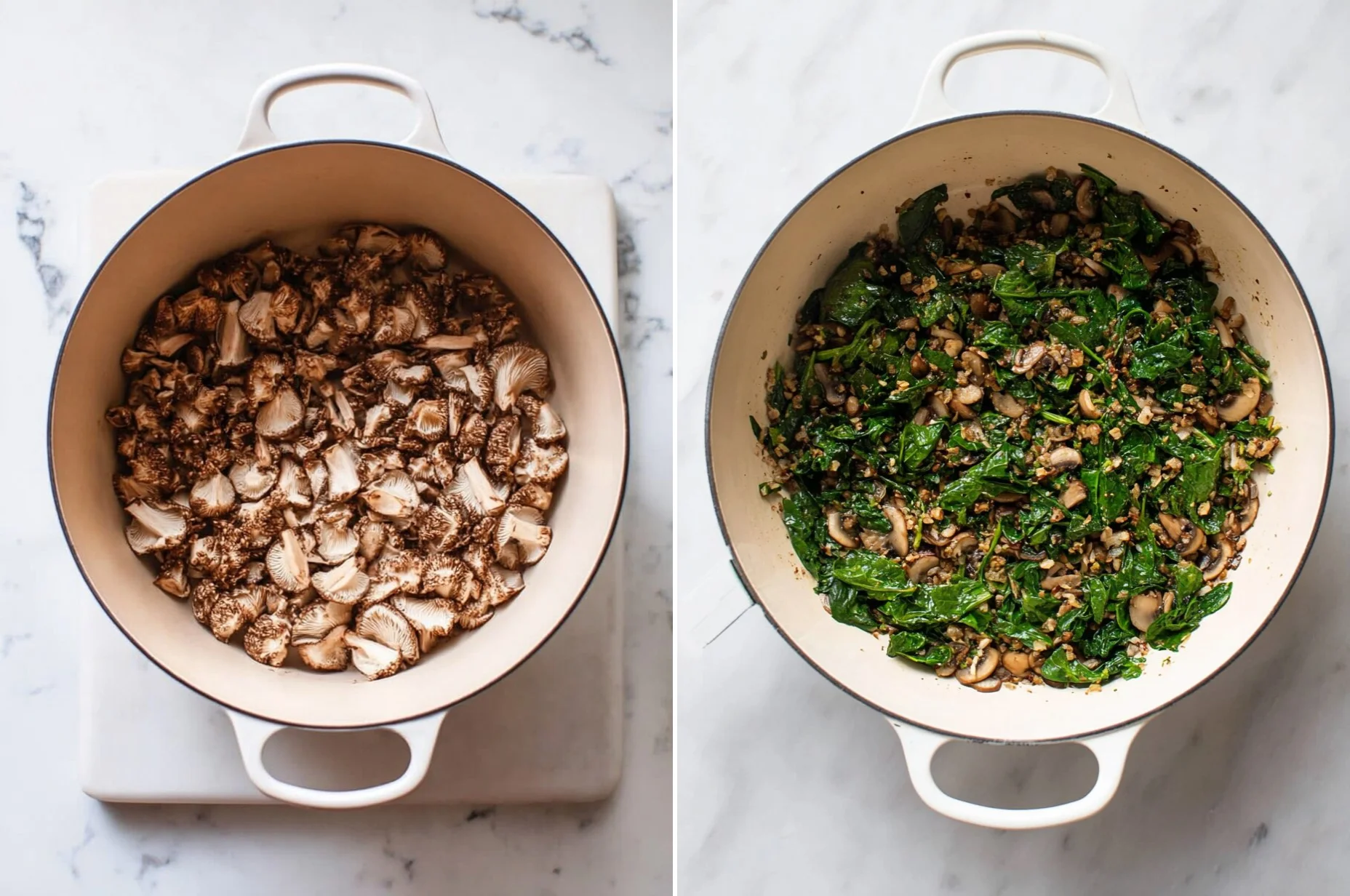 Spinach Mushroom Tortellini Soup