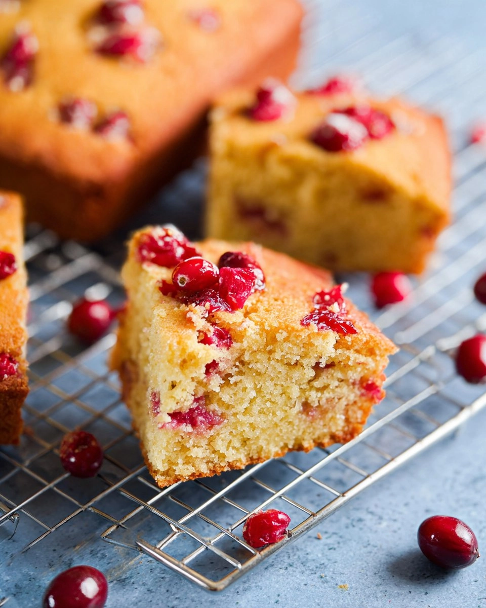 Sweet & Tangy Cranberry Cornbread