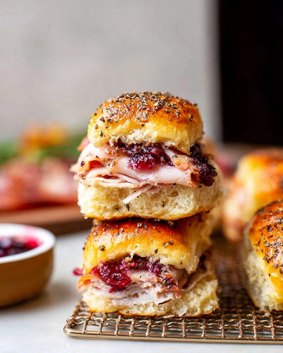 Turkey Cranberry Sliders 64 Turkey Cranberry Sliders
