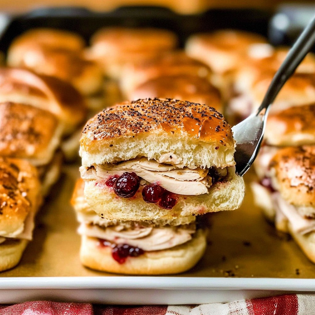 Turkey Cranberry Sliders 65 Turkey Cranberry Sliders