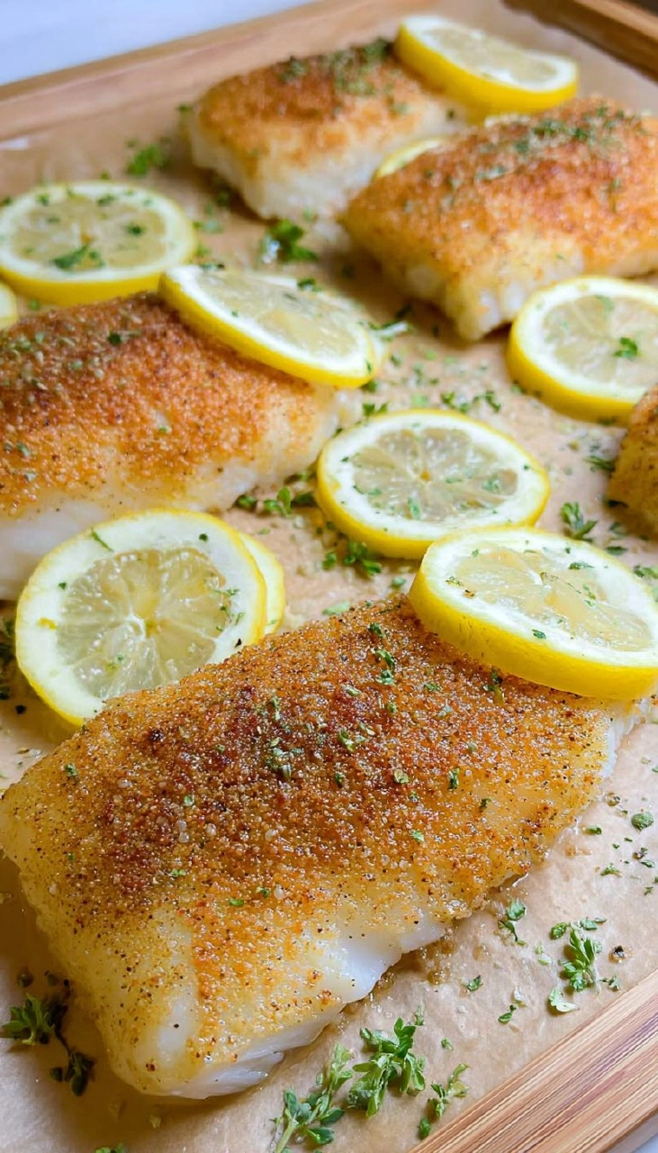 Baked Cod with Lemon