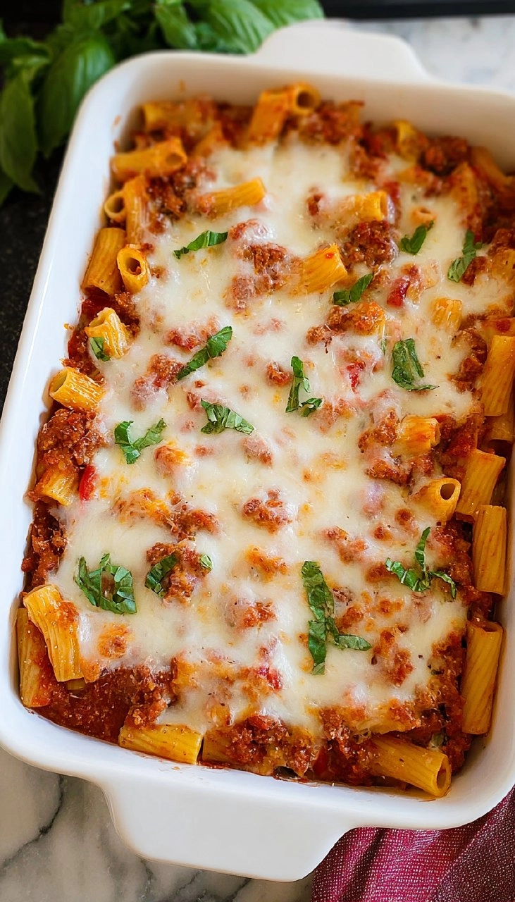 Baked Rigatoni Pasta