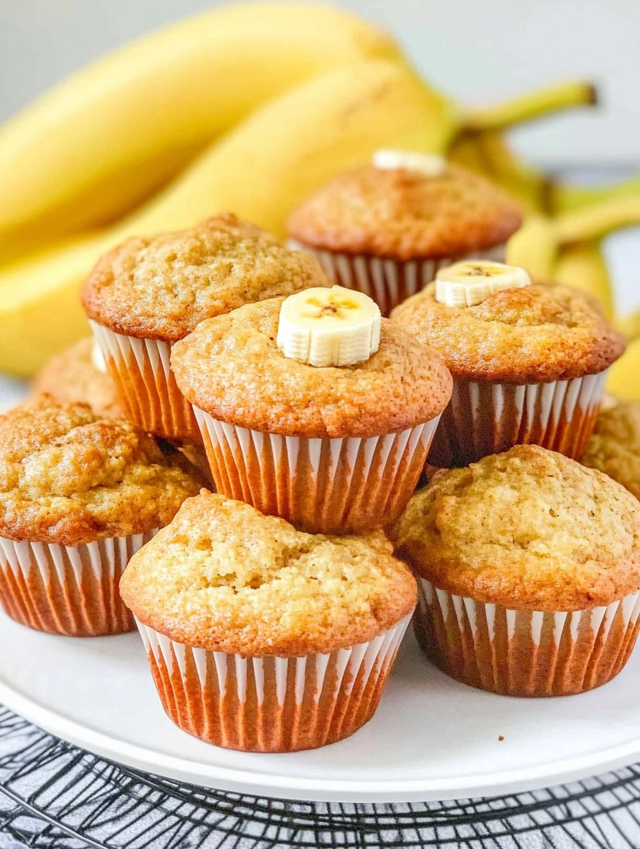 Cake Mix Banana Bread Muffins
