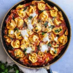 Cheese-Tortellini-Skillet-Recipe