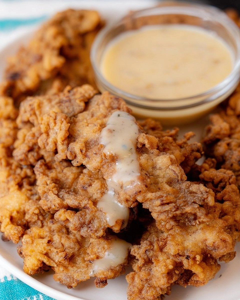 Chicken Fried Steak Fingers With Gravy