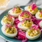 Crab-Deviled-Eggs-with-Pickled-Onions