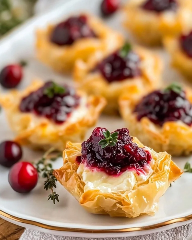 Cranberry-Brie-Phyllo-Bites-Recipe