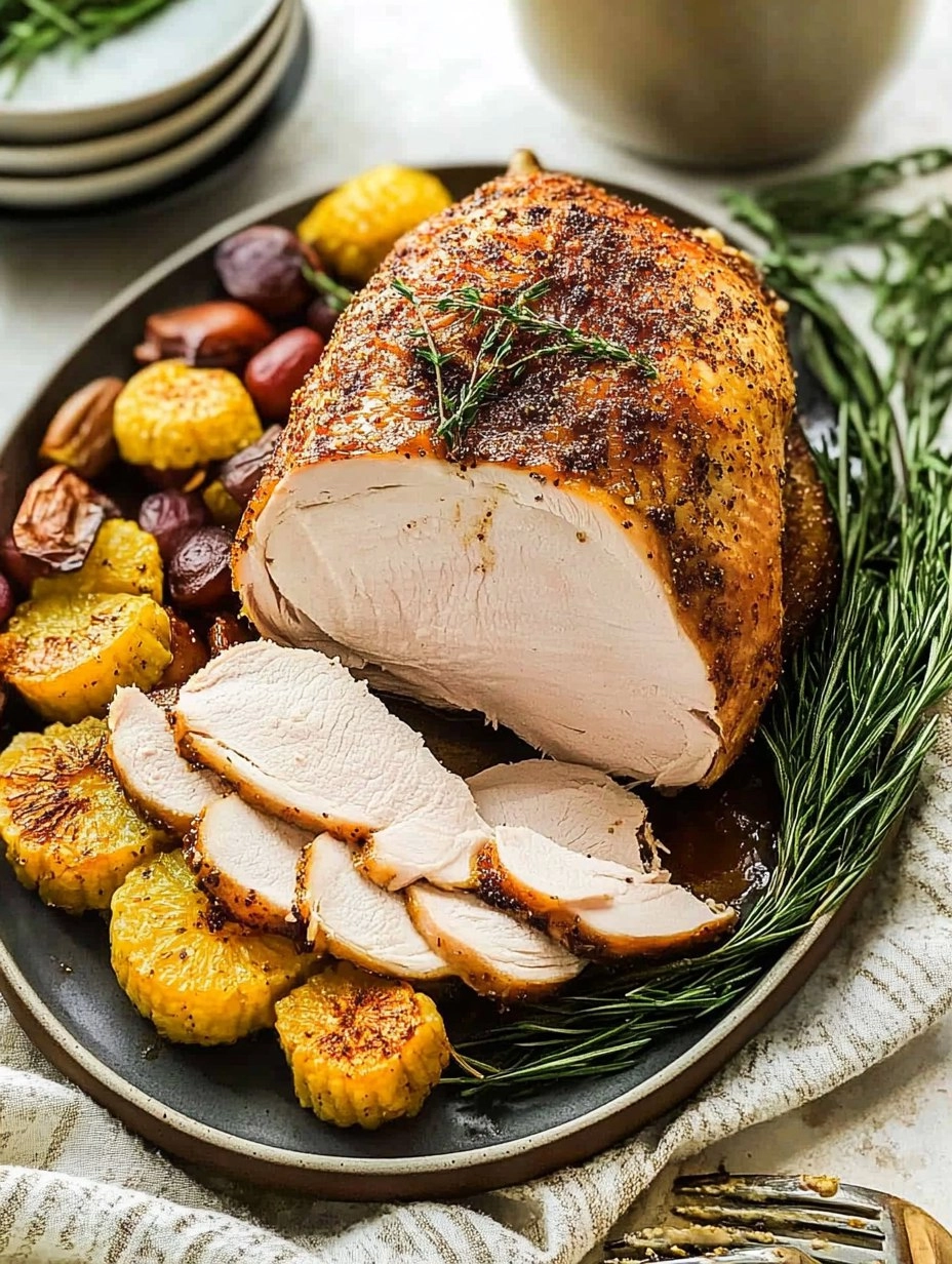 Dry Brine Roasted Turkey Breast