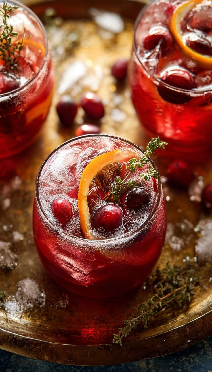 Easy Cranberry Bourbon Cocktail