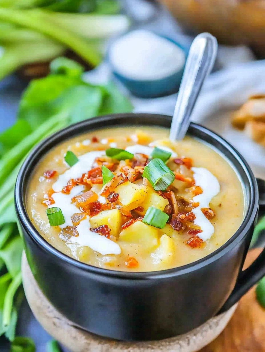 Slow Cooker Loaded Baked Potato Soup