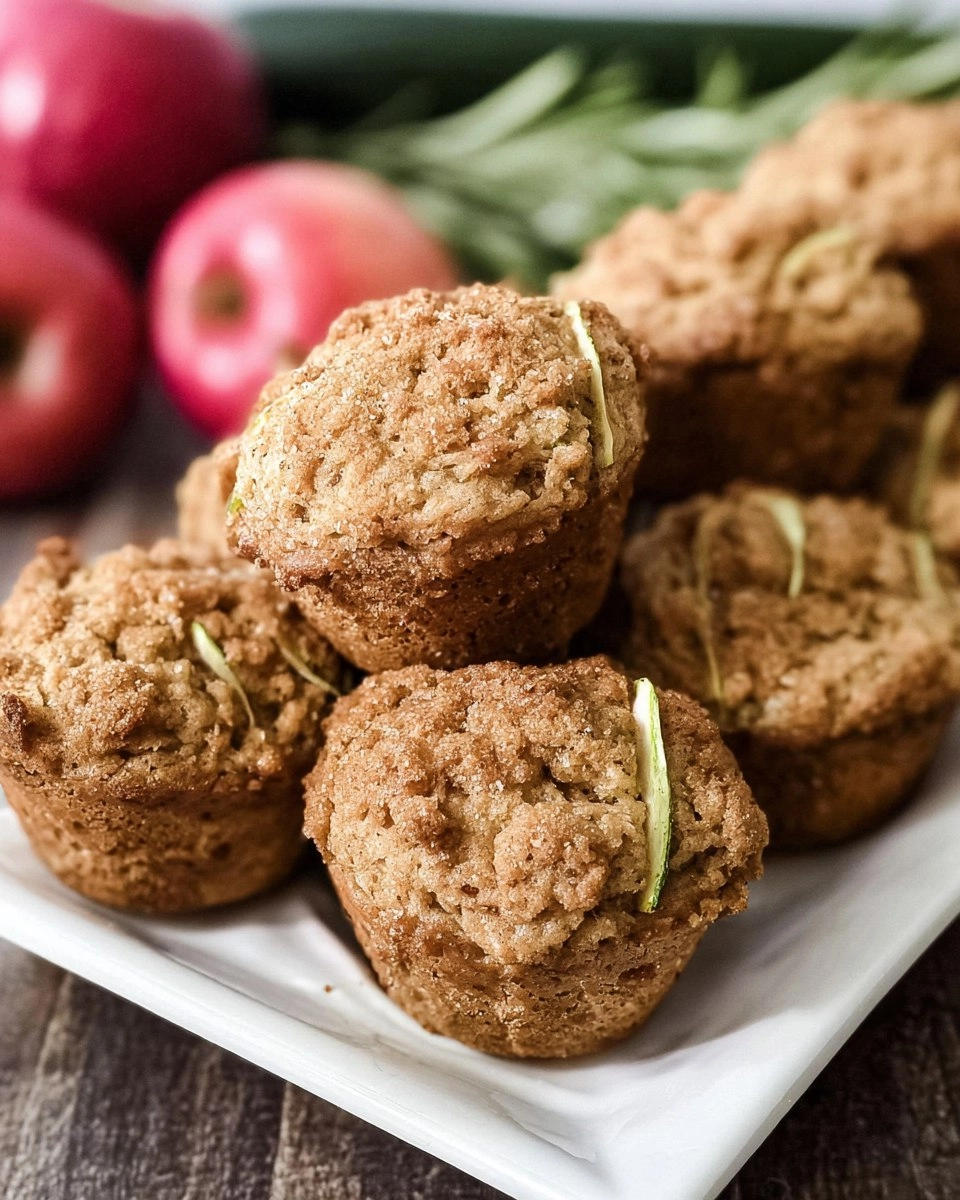 Zucchini Applesauce Muffins