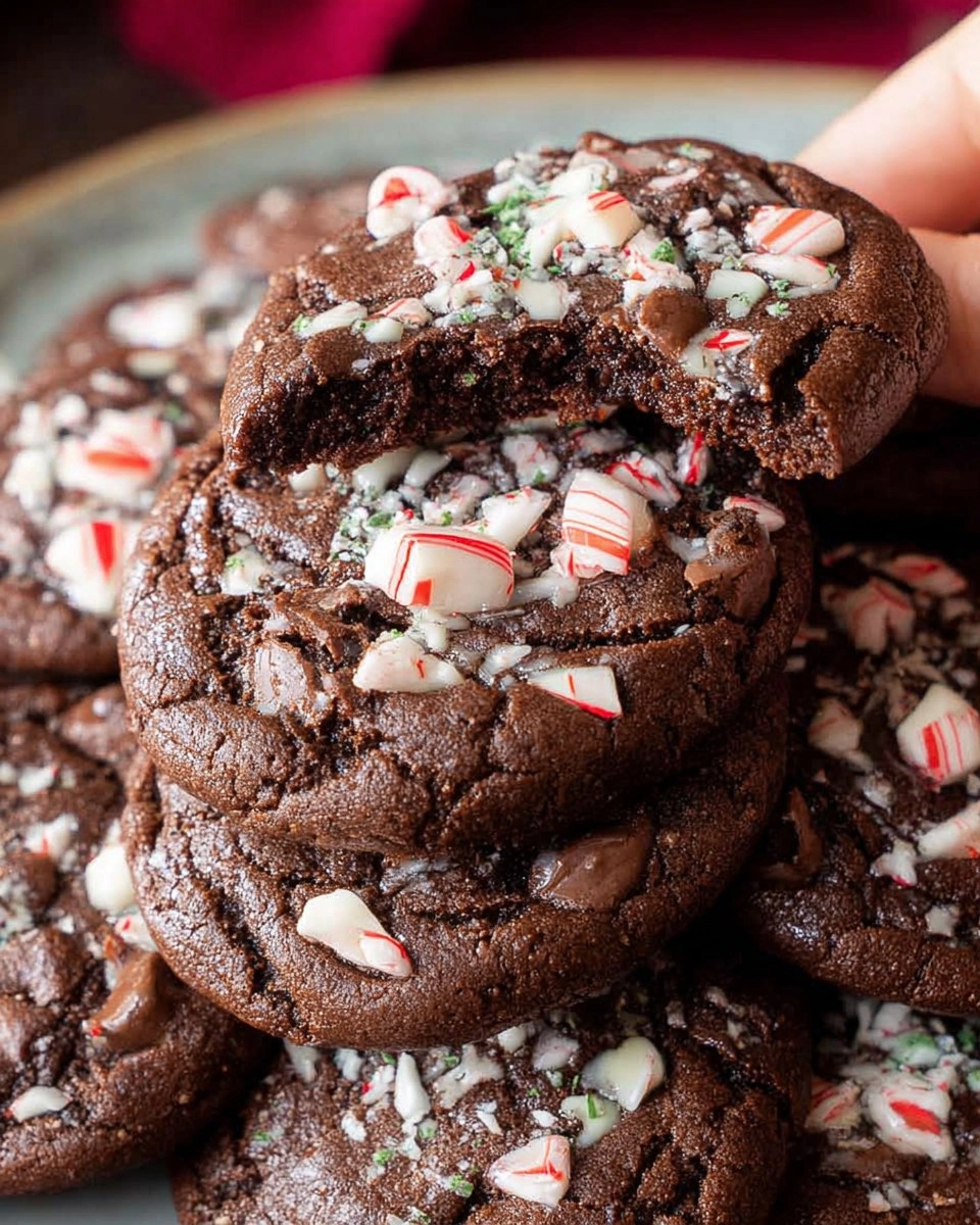 Chocolate Peppermint Cookies