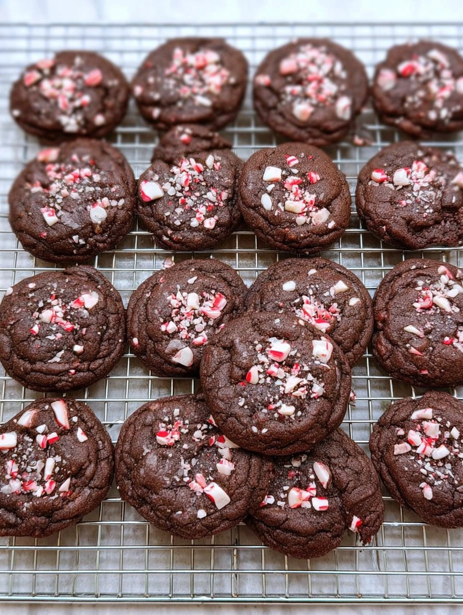 Chocolate Peppermint Cookies