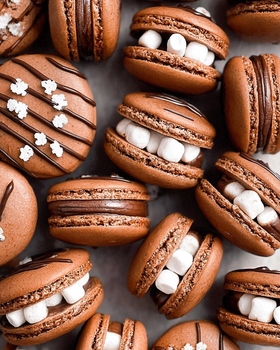 Hot Chocolate Macarons