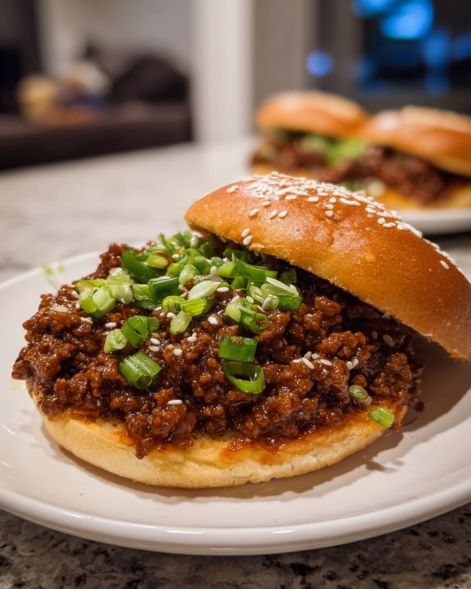 Korean Beef Sloppy Joes
