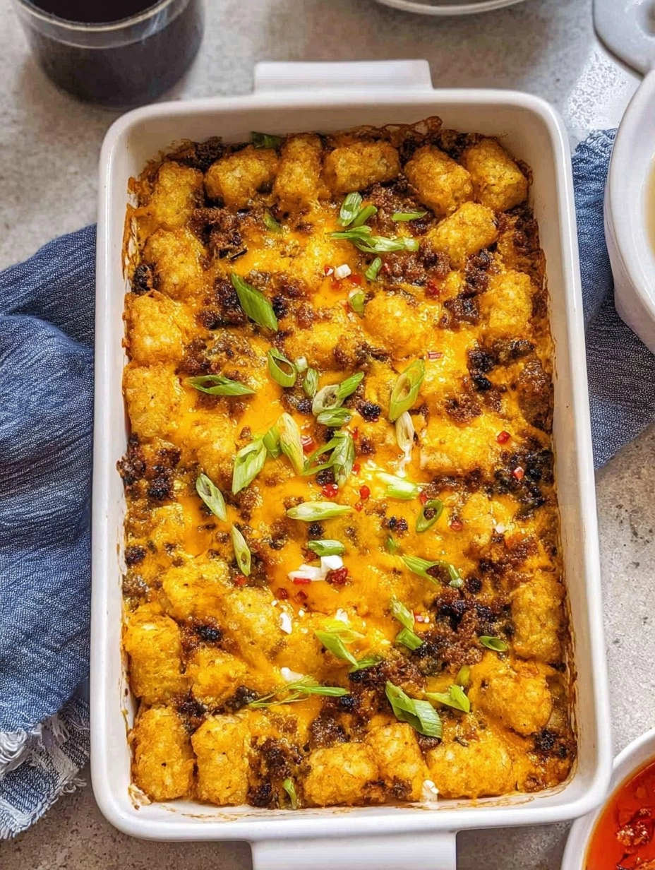 Tater Tot Breakfast Casserole