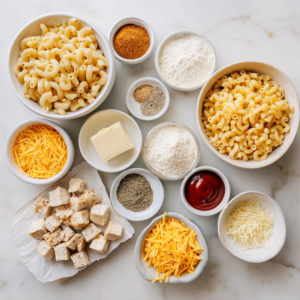BBQ Chicken Mac and Cheese