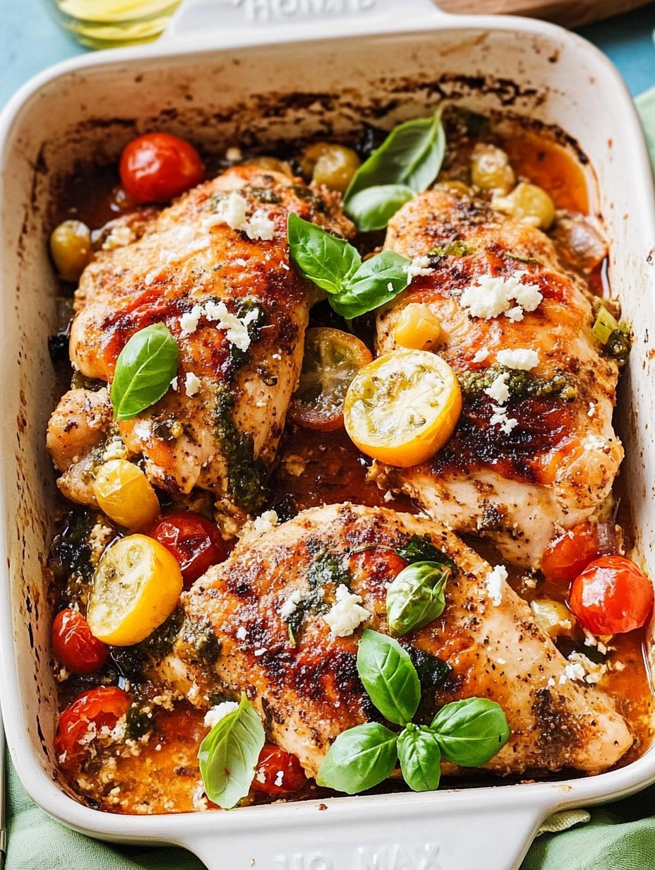 Baked Mediterranean Chicken 89 Baked Mediterranean Chicken