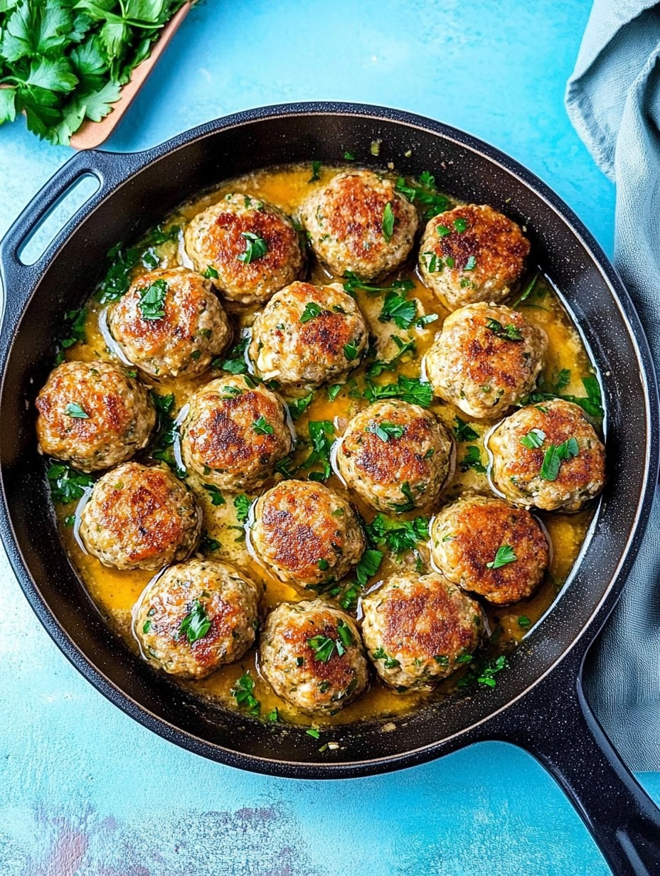Chicken Piccata Meatballs