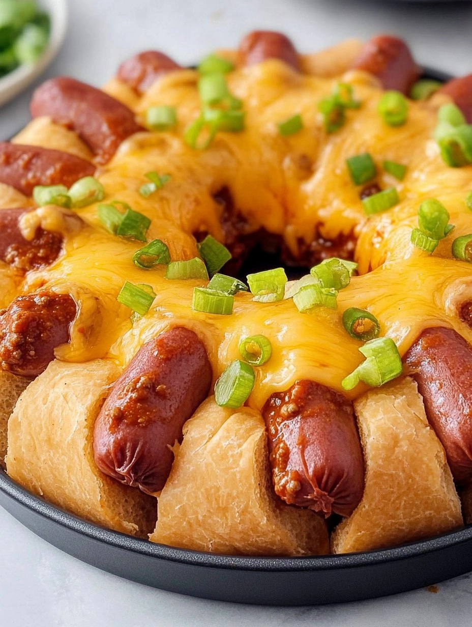 Chili Cheese Dog Dip Ring