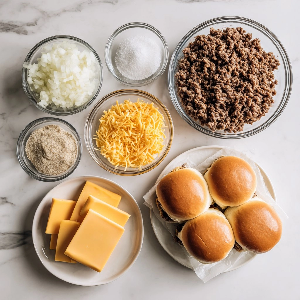 Easy Cheeseburger Sliders On Hawaiian Rolls