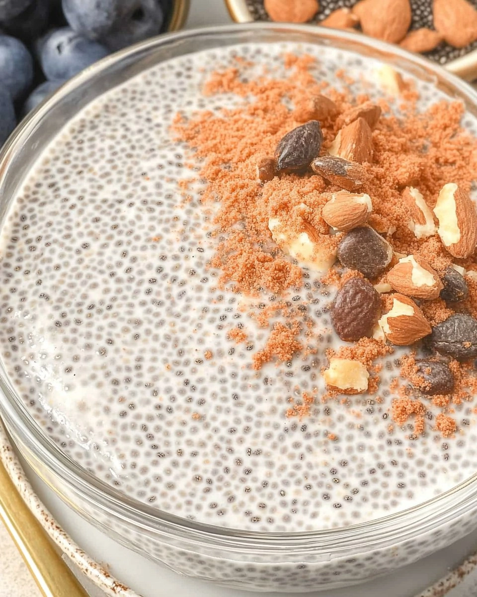 High Protein Cottage Cheese Chia Pudding