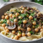 Mushroom-Marsala-With-Chickpeas-Recipe