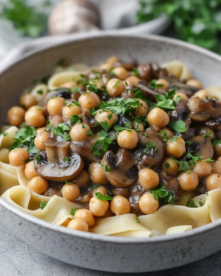 Mushroom-Marsala-With-Chickpeas-Recipe