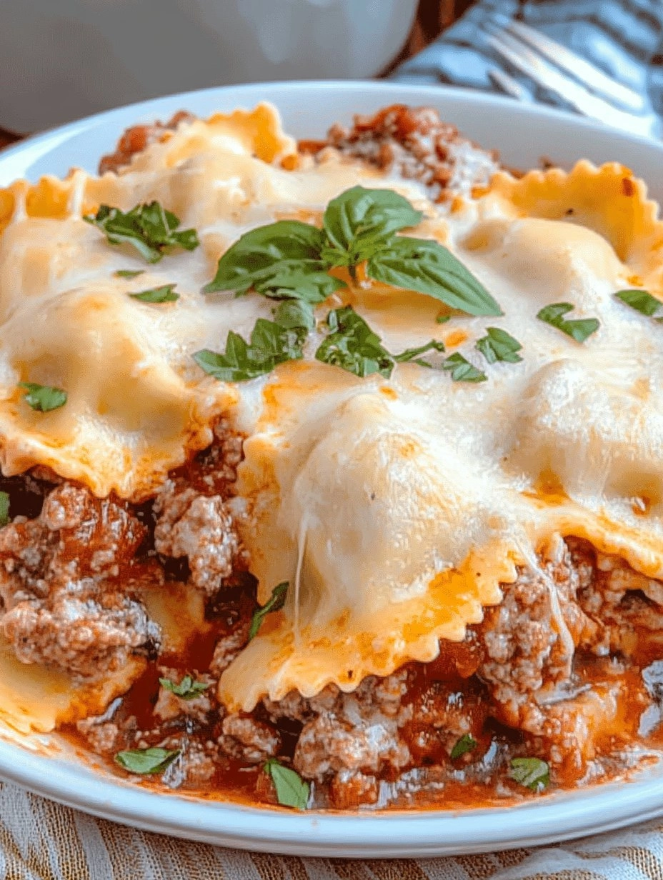 Ravioli Casserole