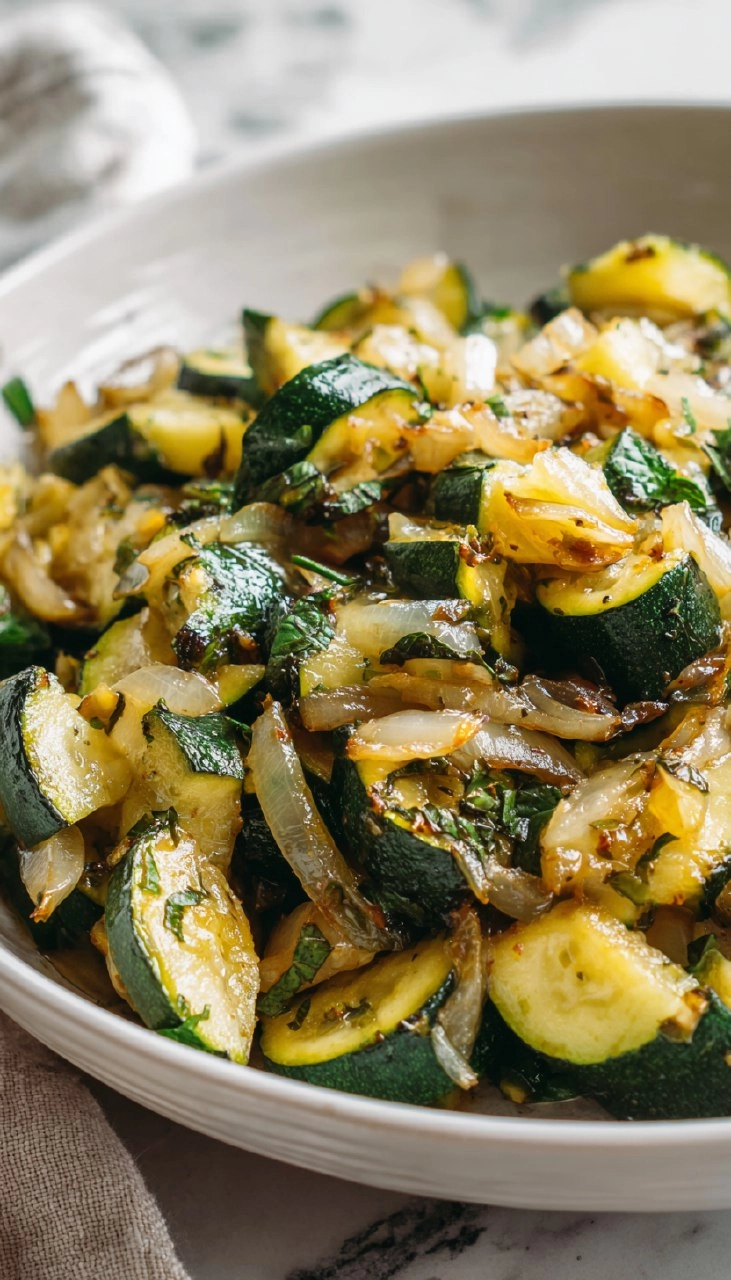 Sautéed Zucchini and Onions 68 Sautéed Zucchini and Onions
