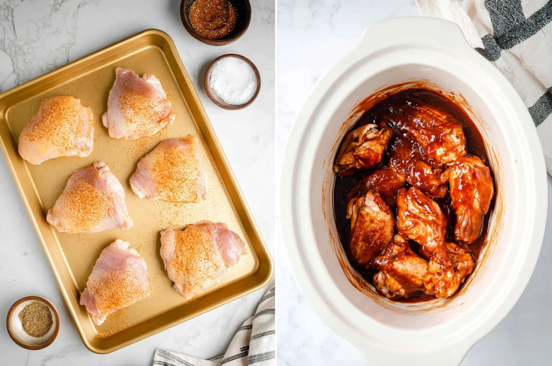 Slow Cooker Bbq Chicken Thighs