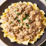 Slow-Cooker-Ground-Beef-Stroganoff-Recipe